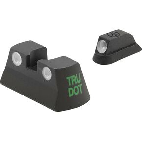 MEPRO Tru-Dot tritium Night Sights Compatible with CZ 75 85 97 P01 SP01 tritium dots Glow on Sight self Illuminated Meprolight high Durability Fixed Metal Sights
