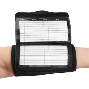 JBM Football Wristband Wrist Coaches for Football Play Wristbands for Adult Youth Quarterback Gear Wristband Playbook Softball Wristbands for Signs