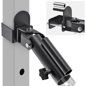 Kipika T Bar Row Landmine Attachment for Power Rack - Heavy Duty T-Bar Row Platform with Swivel Suitable for for 1" Standard Barbell Bar and 2" Olympic Bars - Ideal for Home Gym Workouts