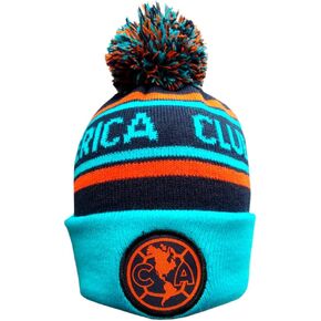 Officially Licensed Soccer Beanies with Pom Pom- Club America Multicolor