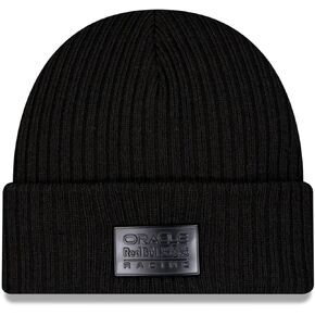 Red Bull Racing F1 New Era Matte Metal Short Beanie - Black