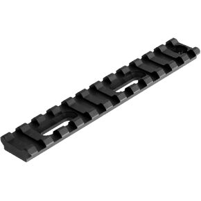 BridgeMount Rail Tactical Picatinny Rail, 5" Long with 12 Slots, BM12S Black