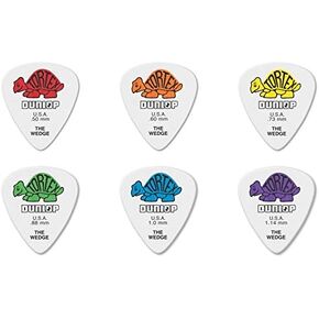 Dunlop The Wedge Picks Sample Mix Pack (2 of each gauge)
