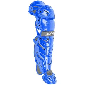All-Star System 7 Axis Leg Guards - Youth - Elite-Level Protection with Patented LINQ Hinge, DeltaFlex Harness, Shapable Plastic Shells, and Full Coverage for Confident Blocking, Throwing, and Running