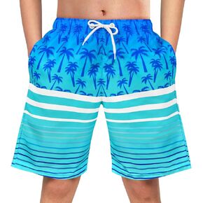 OlyPegic Boys Swim Trunks Swim Shorts Quick Dry Boys Bathing Suit Swimsuit Swimwear Toddler Kids Beach Board Shorts Youth