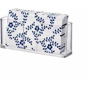 Acrylic Countertop Paper towel Dispenser Kitchen Napkin Holder，Clear Trifold Paper Towels for Bathroom Toilet and Kitchen