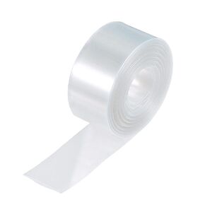 MECCANIXITY Battery Wrap PVC Heat Shrink Tubing 14mm Dia 23mm Flat 6m Clear Good Insulation for Battery Pack