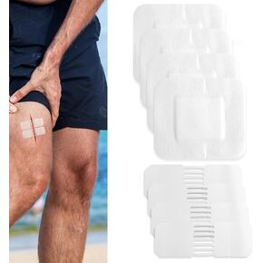4PCS Emergency Wound Closure Strips Laceration Closure Kit Repair Wounds Without Stitches Elastic Skin Clean Cover Closure Device Quick Clot Sutures Butterfly Bandaids First Aid Kit