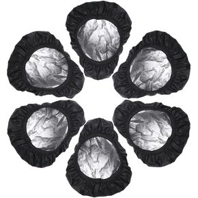 6PCS Bicycle Seat Rain Cover Outdoor Waterproof Elastic Bike Dust Protect and Rain Protector Bike Saddle Cover