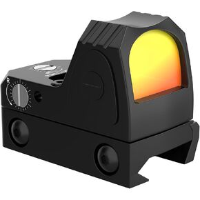 Tactical RMR Red Dot Sight Adjustable 3 MOA 20mm Red Dot Reflex Sight Scope for Glock Mini Red Dot Sight Picatinny for Pistol Handgun Rifle