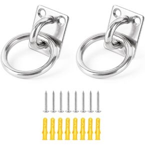 Heavy Duty M10 Ceiling Hook Pad Eye Plate - 2 Pcs (M10-2 Pack)