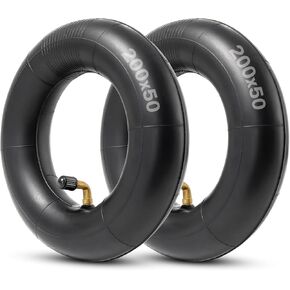 2 Pack 200X50 Inner Tubes Electric Scooter Tire Tube Compatible with Razor E100, E150, E200, Power Core E100, Dune Buggy, ePunk, Crazy Cart, PowerRider 360, eSpark