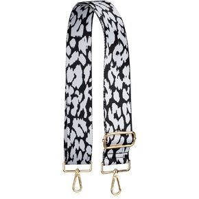 Allzedream Wide Purse Strap 2" Adjustable Replacement Crossbody Bags Animal Print