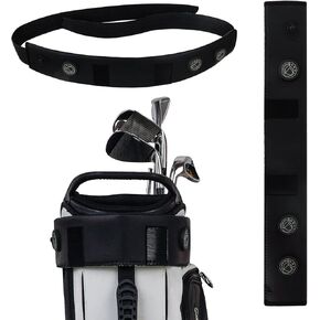 Golf Cart Strap Sleeve With Strong Magnet Golf Cart Strap Accessories - Protect Golf Bag From Being Scratched
