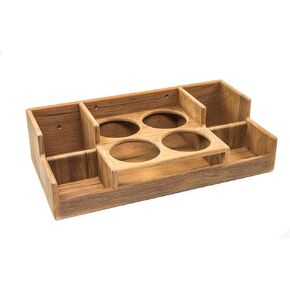 Whitecap 62550 Teak Bar Rack