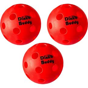 Fairfield Pickleball Ball, Crack-Resistant, 26 Hole Indoor Pickle Ball, High Visibility