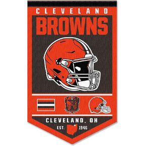 WinCraft Cleveland Browns Heritage History Banner Pennant