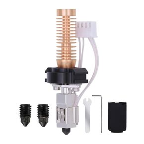 Upgrade Hotend Kit for Flashforge Adventurer 5M/5M Pro, Quick Replaceable Hot End Assembly 0.2/0.4/0.6mm Hardened Steel Nozzle for Adventurer 5M 3D Printer Part