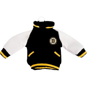 FOCO NHL Team Logo NFL Fabric Varsity Jacket Hanging Tree Holiday Ornament