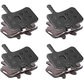 Alomejor 4 Pairs Disc Brake Pads Resin Semi Metal Brake Parts for BB7, J3, J5, J7 Brake