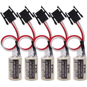 SHENYANG (5 Pack) CR14250SE 1/2AA 3V Battery for Sanyo PLC 1747-BA Backup Power Supply