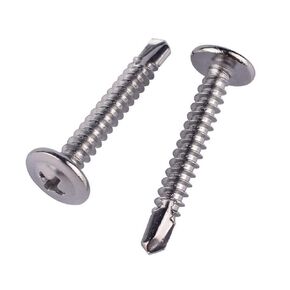 #8 x 3/4" Phillips Truss Head Wood Sheet Metal Screw 410 Stainless Steel Self Tapping Drilling Screws 100Pcs