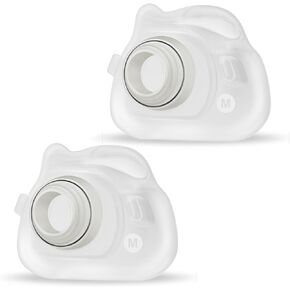 2 Packs Reliable Silicone Cushion for AirFit F40 Full Face Replacement Cushion (M)