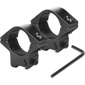 EAmber Scope Ring Mounts 1" High/Low Profile Scope Mounts Rings for Dovetail/Picatinny/Weaver Rail 11mm/20mm