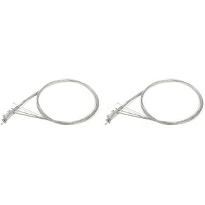 Bike Derailleur Cables, Pack of 20 Steel Zinc Plating Road Shift Cable Inner Shift Cable Speed Control System Replacement for Common Bikes Mountain Bikes Road Bikes City Bikes