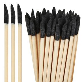100PCS Sanding Sticks 280 Grit Matchsticks Slanted Sanding Twigs Fine Detailing Sanding Sticks for Plastic Models Wood Hobby, Tight Spaces, 5.4 x 0.2 Inch