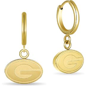 Stone Armory Earrings for Georgia Bulldogs – 18K Gold Platted Stainless Steel Jewelry Designed for Sensitive Skin – A Gift for University of Georgia Fans, Women, and Graduates