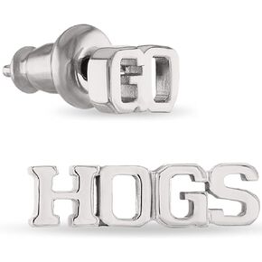 Stone Armory Arkansas Razorback Earrings - Hypoallergenic Earrings for Sensitive Ears - Arkansas Razorbacks Gifts
