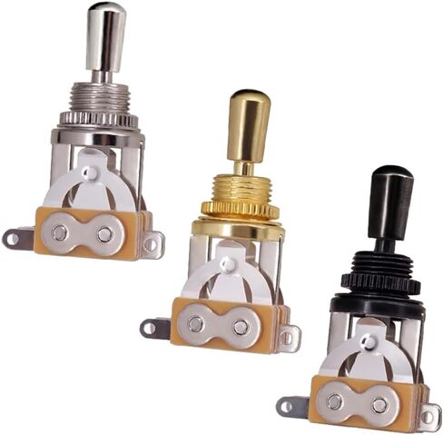 Guitar Electric 3 Way Toggle Switch Switch Switch With Brass Tip Knob 3pcs in Kuwait
