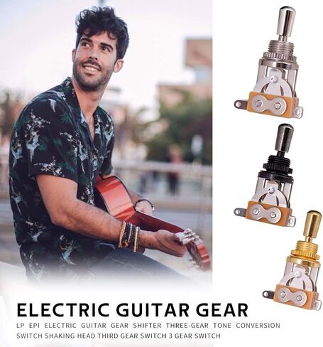 Guitar Electric 3 Way Toggle Switch Switch Switch With Brass Tip Knob 3pcs in Kuwait
