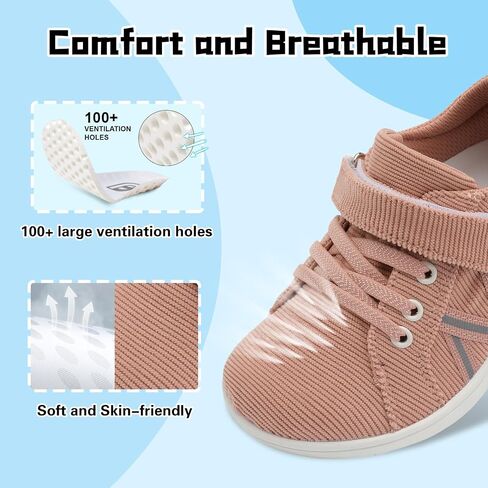 JOINFREE Toddler Shoes Boys Girls Wide Barefoot Shoes Little Kids Minimalist Sneakers Zero Drop Casual Walking Shoes Breathable Tennis Shoes Indoor Outdoor in Kuwait