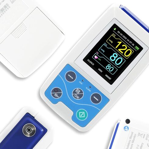 جهاز مراقبة ضغط الدم المتنقل ABPM50 محمول على مدار 24 ساعة للأطفال والبالغين مراقبة مستمرة NIBP مع 3 أصفاد وبرامج مجانية in Saudi Arabia