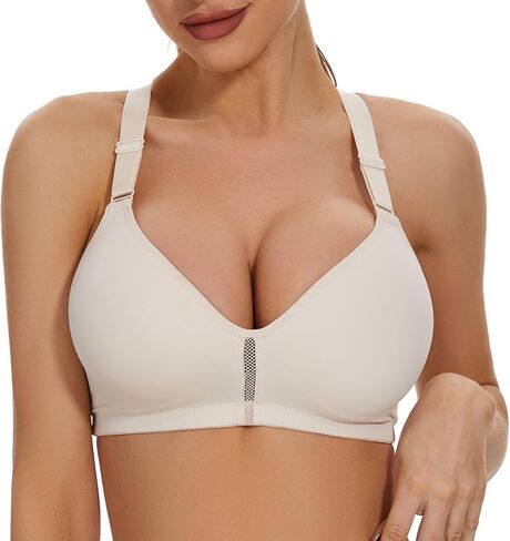 sheroine Women's Racerback Workout Sports Bra Yoga Padded Wirefree Low Impact Bras in Kuwait