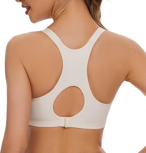 sheroine Women's Racerback Workout Sports Bra Yoga Padded Wirefree Low Impact Bras in Kuwait