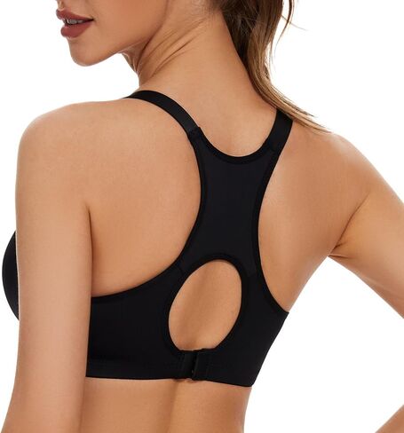 sheroine Women's Racerback Workout Sports Bra Yoga Padded Wirefree Low Impact Bras in Kuwait