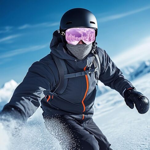 Ski/Snowboard Goggles for Men Women, OTG Snow Goggles Anti Fog 100% UV Protection in Saudi Arabia