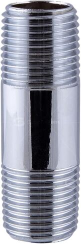 OQDI3452 1/2 بوصة × 3 بوصة الحلمة ، نحاس مطلي بالكروم in Kuwait