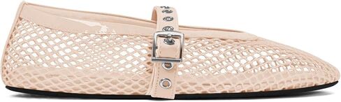 Coutgo Womens Mesh Ballet Flats Mary Jane Fishnet Ballerina Flats Buckle Strap Comfortable Causal Dress Shoes in Kuwait