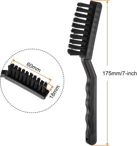 HARFINGTON 5pcs Anti-Static Cleaning Brush 18x60mm PV Plastic Conductive Bristles Anti Static ESD Brushes for Clean PCB Laptop Keyboard Fan and Other Electronic Devices in Saudi Arabia