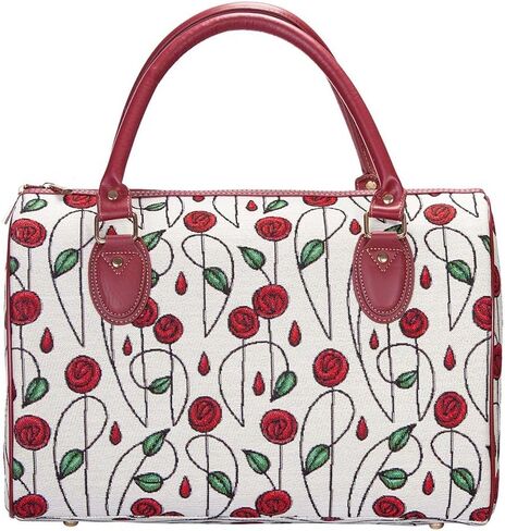 Signare Tapestry Duffle Bag Overnight Bags Weekend Bag for Women with Japanese Style Ume Sakura Design in Kuwait