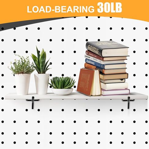 MAQUITA خطافات بيجبورد سوداء مقاس 10.16 سم، 25 قطعة، خطافات لوح ربط، تناسب 1/4 بوصة، خطافات لوح ربط لأداة التعليق in Kuwait