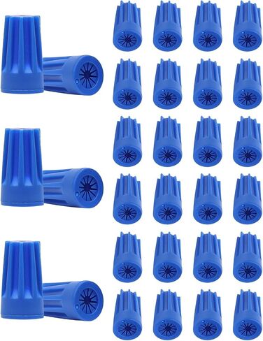 Low Voltage Waterproof Wire Connectors Outdoor, Waterproof Wire Nuts, Electric Connectors for Wiring, Used for Low Voltage Landscape Lights, AWG 14,16,18,20,22 Gauge Wire, Blue Pack of 30 in Saudi Arabia