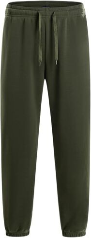 Mens Fleece Sweatpants Cotton Elastic Bottom Joggers with Pockets Active Athletic Baggy Running Sweat Pants in Kuwait