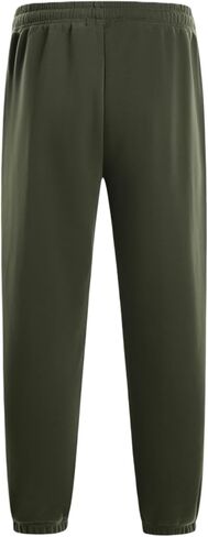 Mens Fleece Sweatpants Cotton Elastic Bottom Joggers with Pockets Active Athletic Baggy Running Sweat Pants in Kuwait