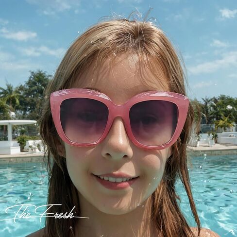 The Fresh Retro Nude Cateye Sunglasses for Women Vintage Trendy Shades in Kuwait