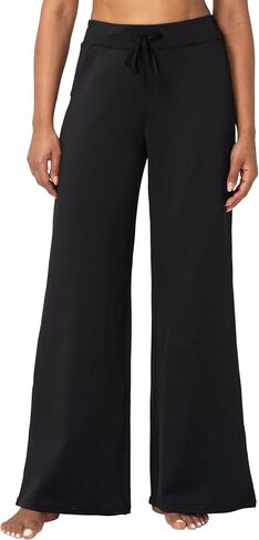 Sunzel Women's Airy Wide Leg Pants, High Waist Yoga Pants Lightweight Lounge Sweatpants with Drawstring for All Day Comfort in Saudi Arabia